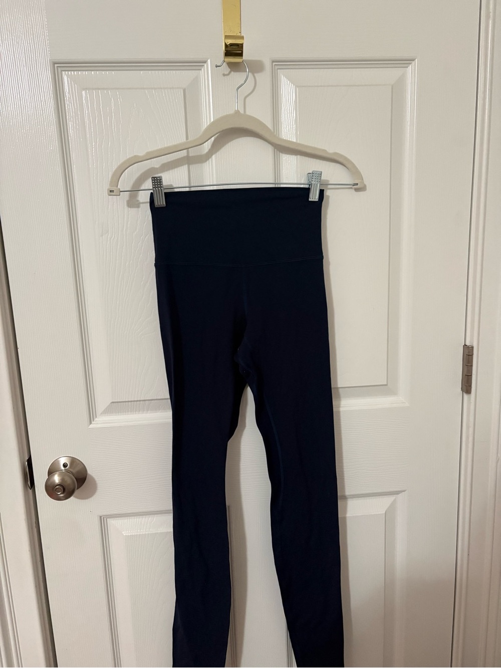 lululemon athletica Navy High-Rise Girls Leggings Worn a Couple Times EUC